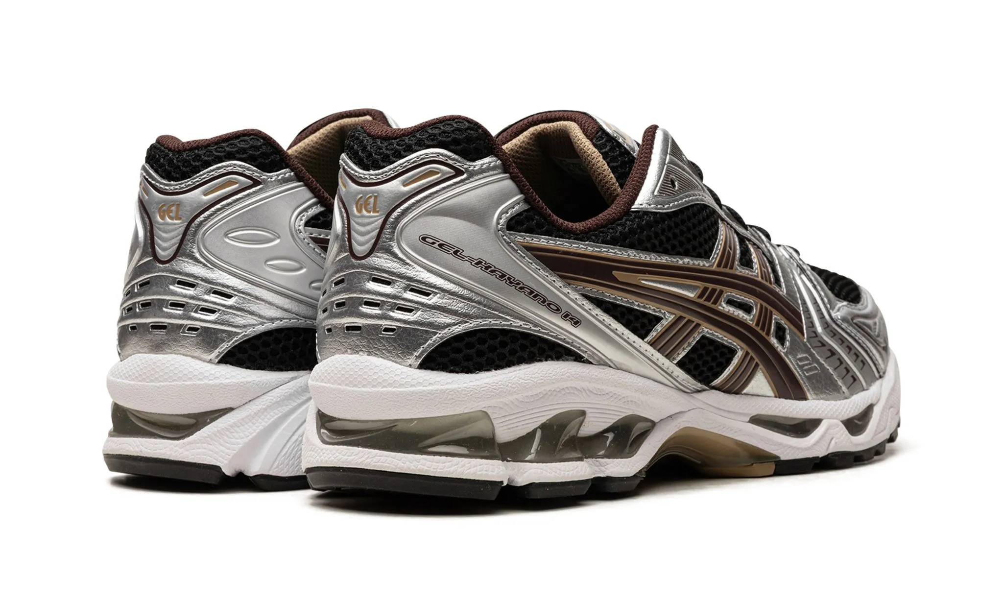 ASICS Gel-Kayano 14 "Black Coffee" Pressure Mapped Outsole Support frame