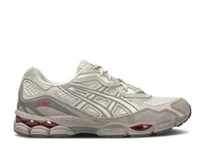 Slip-resistant durability Lace Loop Asics Gel-NYC Cream Moonrock