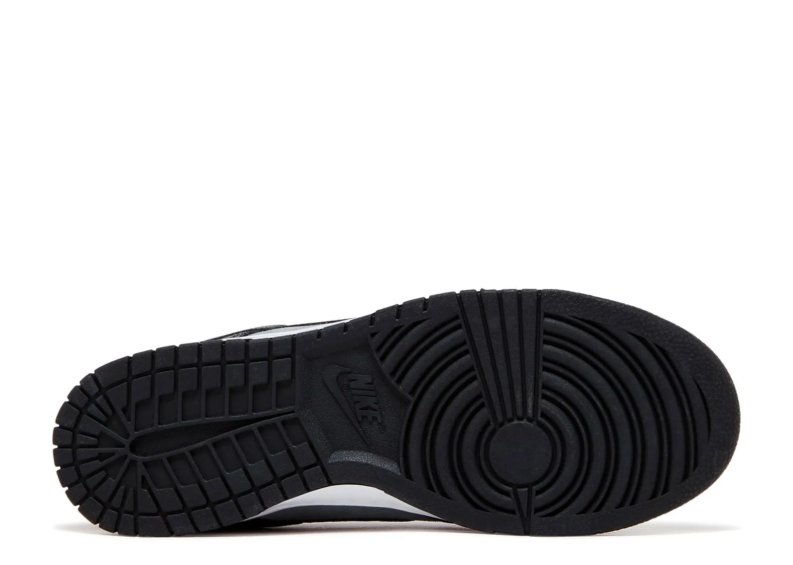 Indoor style Nike Dunk Low Black Cool Grey Volt Mini Swoosh