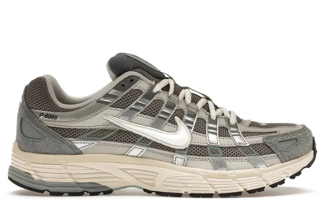 indoor running shoe features running on a rubber track shoes Nike P-6000 Flat Pewter