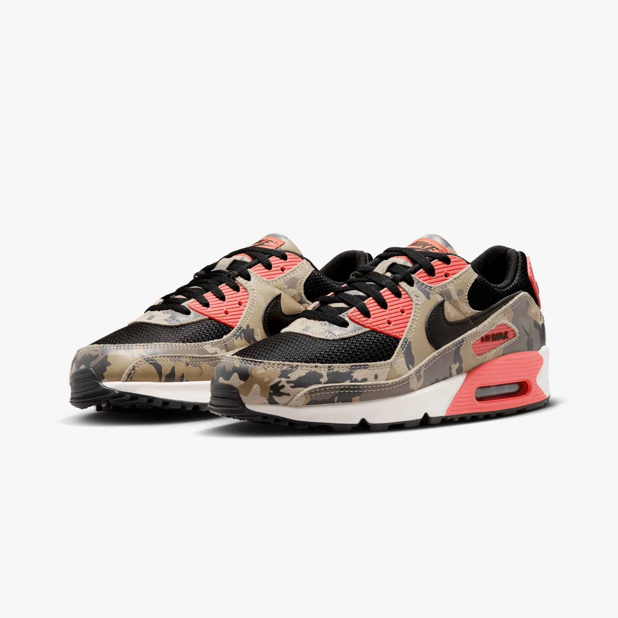 Bright Gold Nike | AIR MAX 90 { LT KHAKI/BLACK-MAGIC EMBER-MINK BROWN