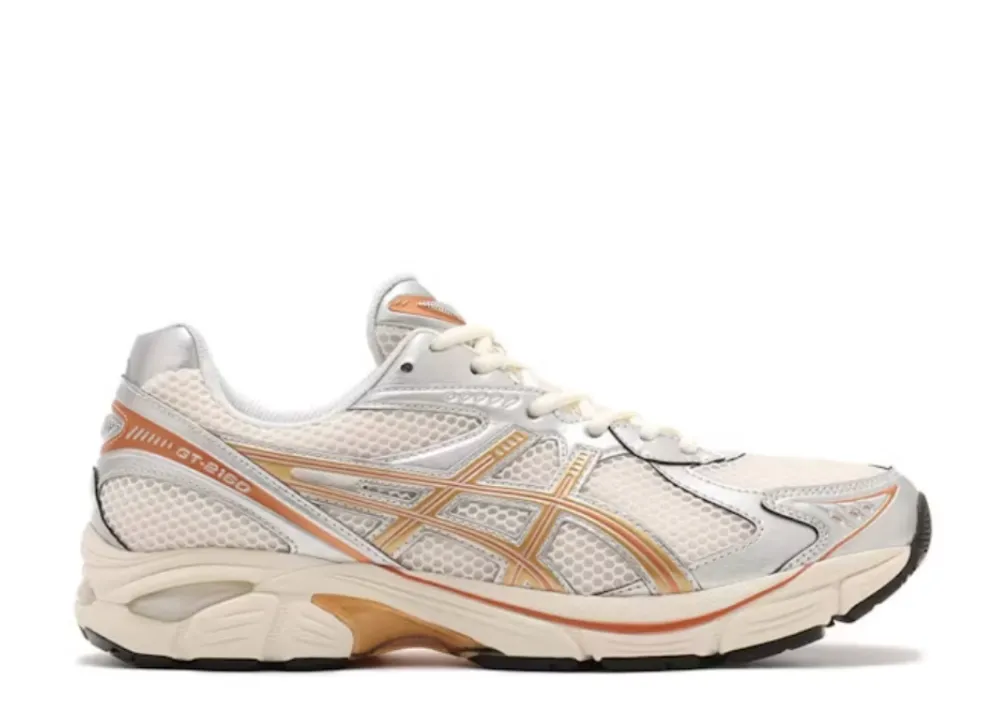 smooth zipper Lace Up Design Asics GT-2160 atmos Medalist Pure Gold