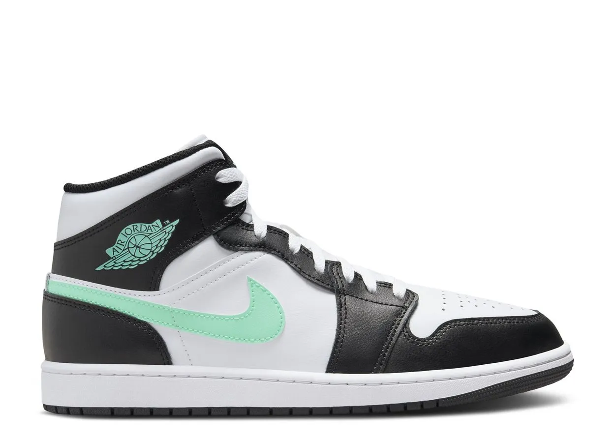 Air Jordan 1 Mid Green Glow Casual Day Wedges