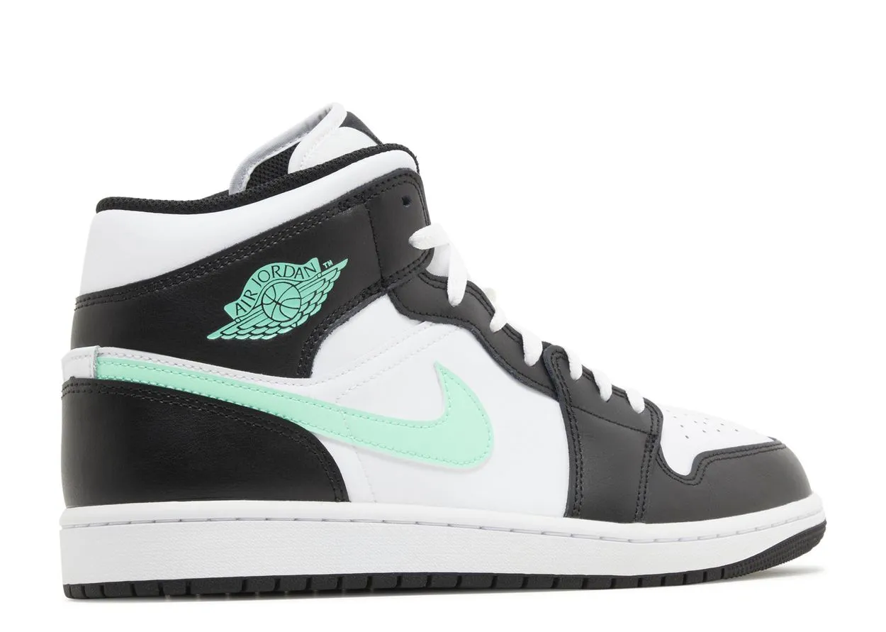 Air Jordan 1 Mid Green Glow Ridge Path