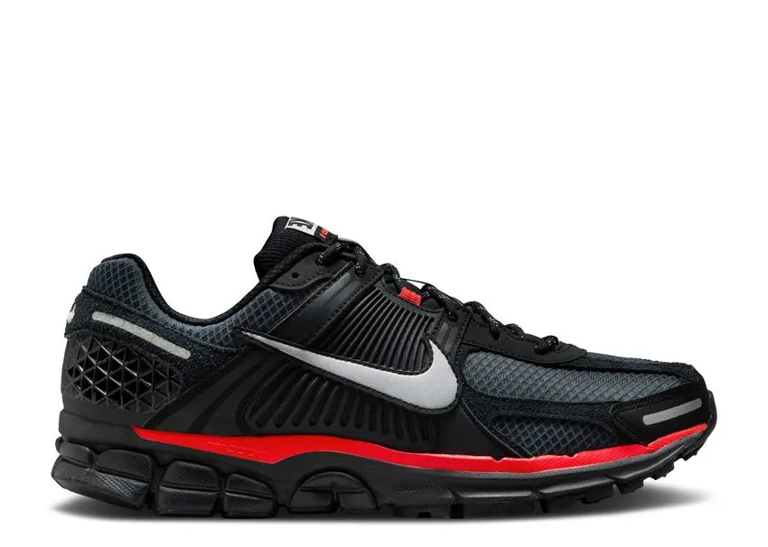 group runs Nike Zoom Vomero 5 Black Metallic University Red