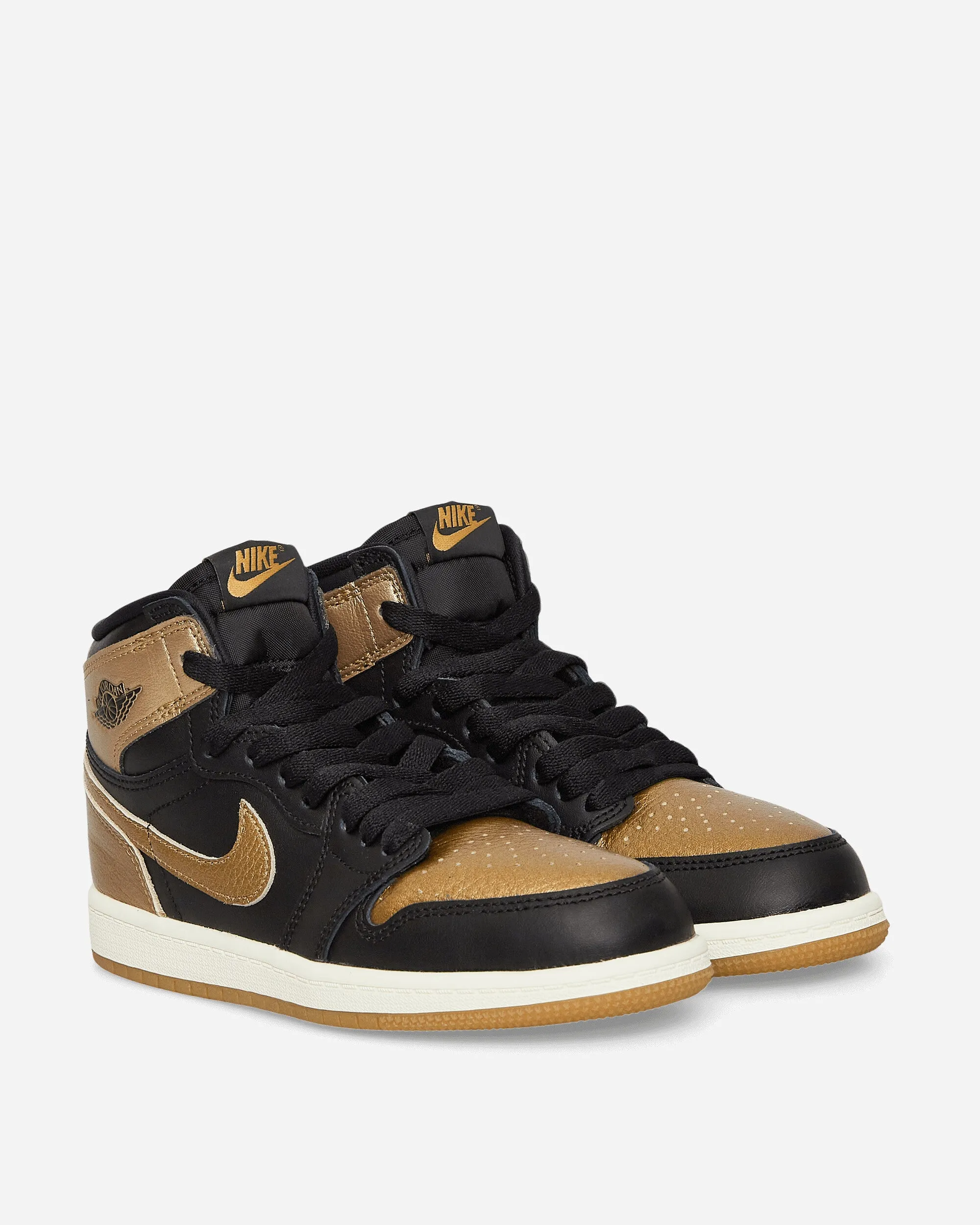 Month Strong Mix Hue Air Jordan 1 Retro High OG (PS) Sneakers Black / Gold