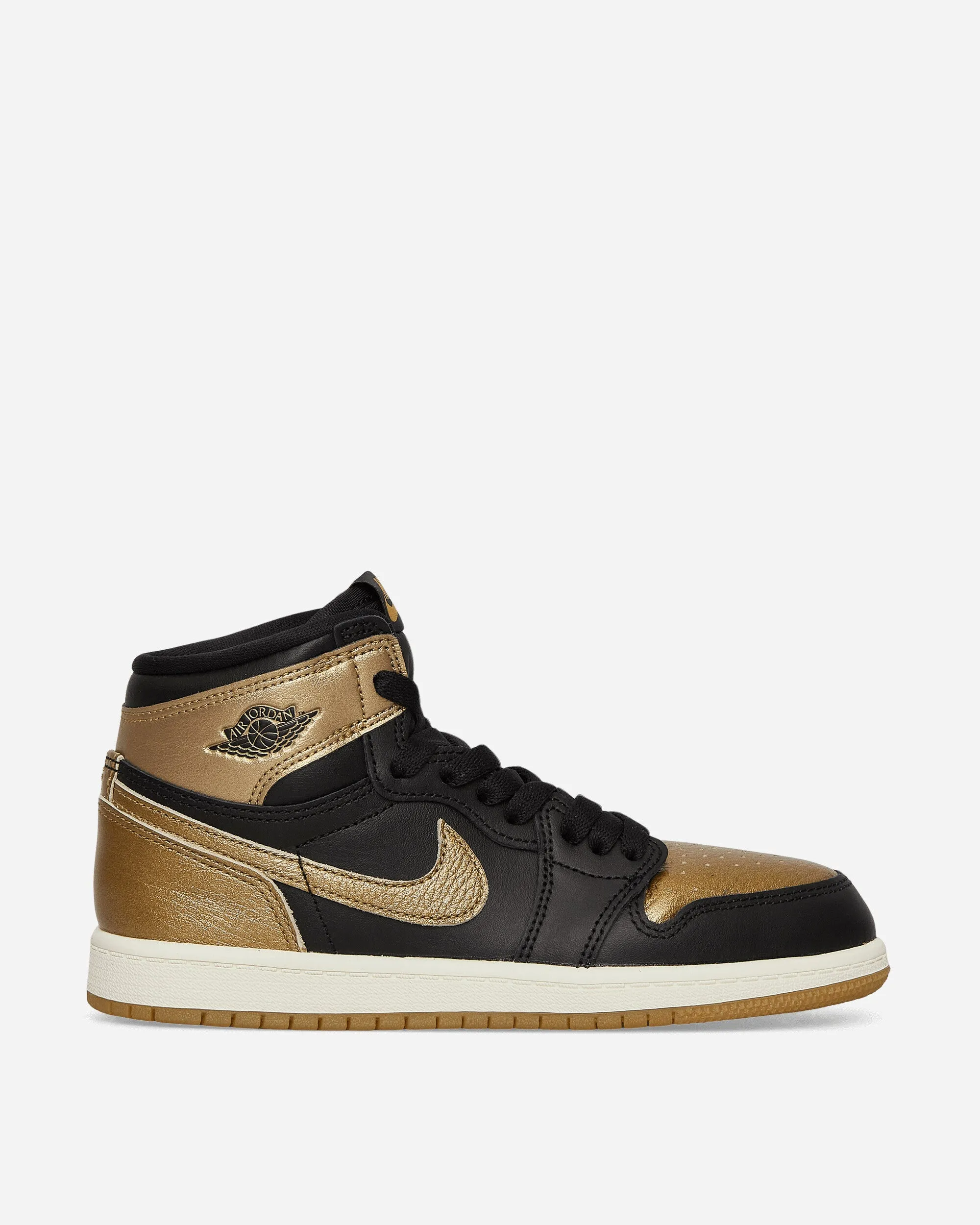 Valley Run Air Jordan 1 Retro High OG (PS) Sneakers Black / Gold
