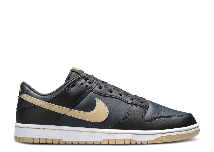 Fast Fit Cushioned Nike Dunk Low Black Anthracite Sesame