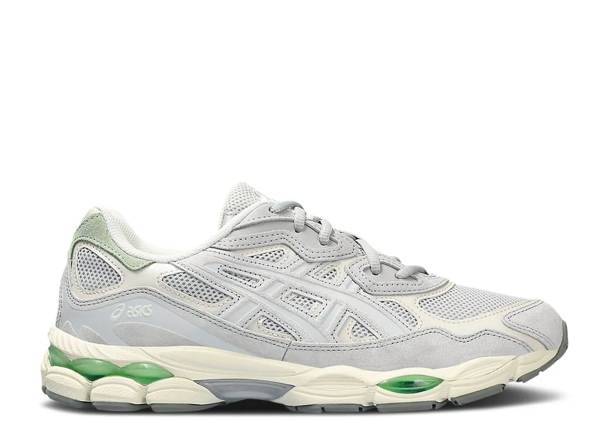 Asics Gel-NYC Cloud Grey Green Compression Molded Midsole