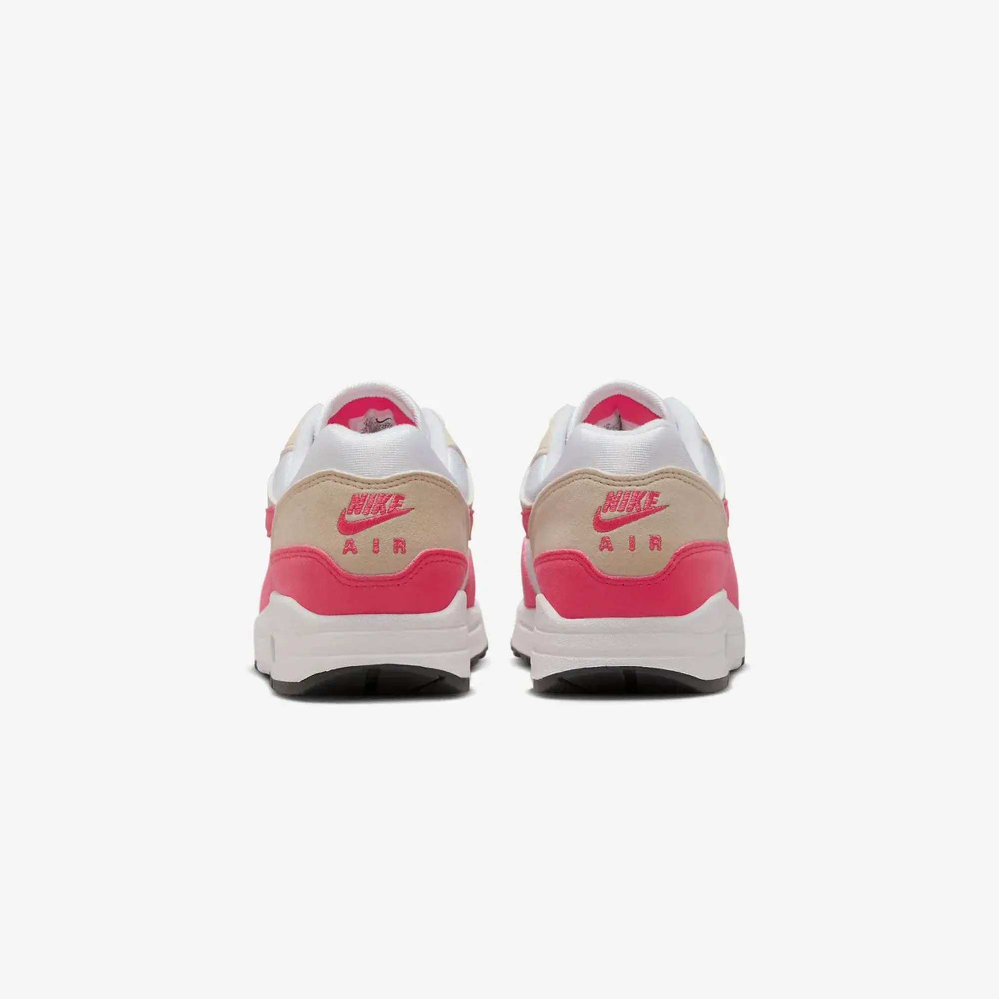 Video Look NIKE | AIR MAX 1 { WHITE/ASTER PINK-LT OREWOOD BRN-BLACK