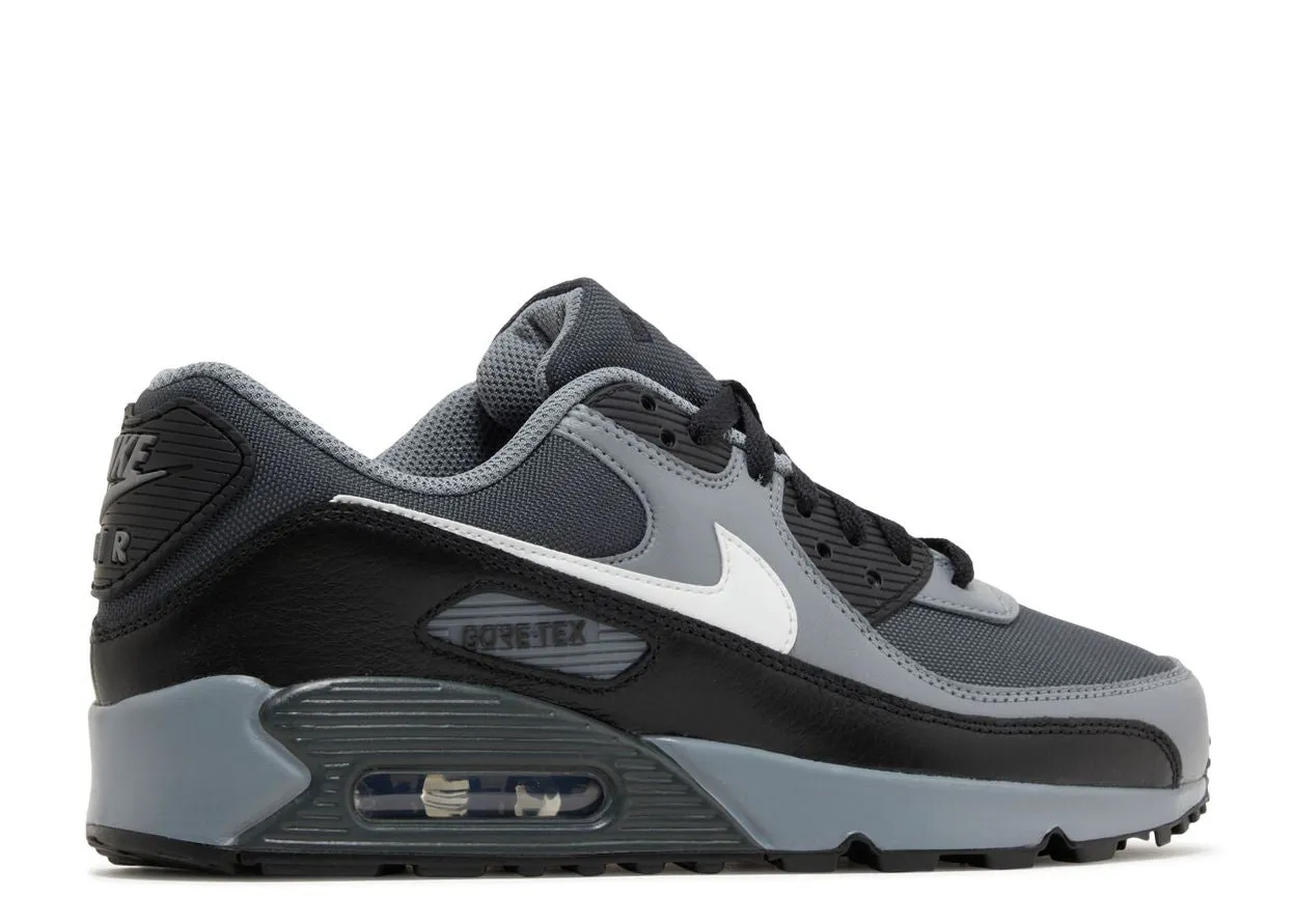 Nike Air Max 90 Gore-Tex Dark Smoke Grey Barefoot feel Motion Grip