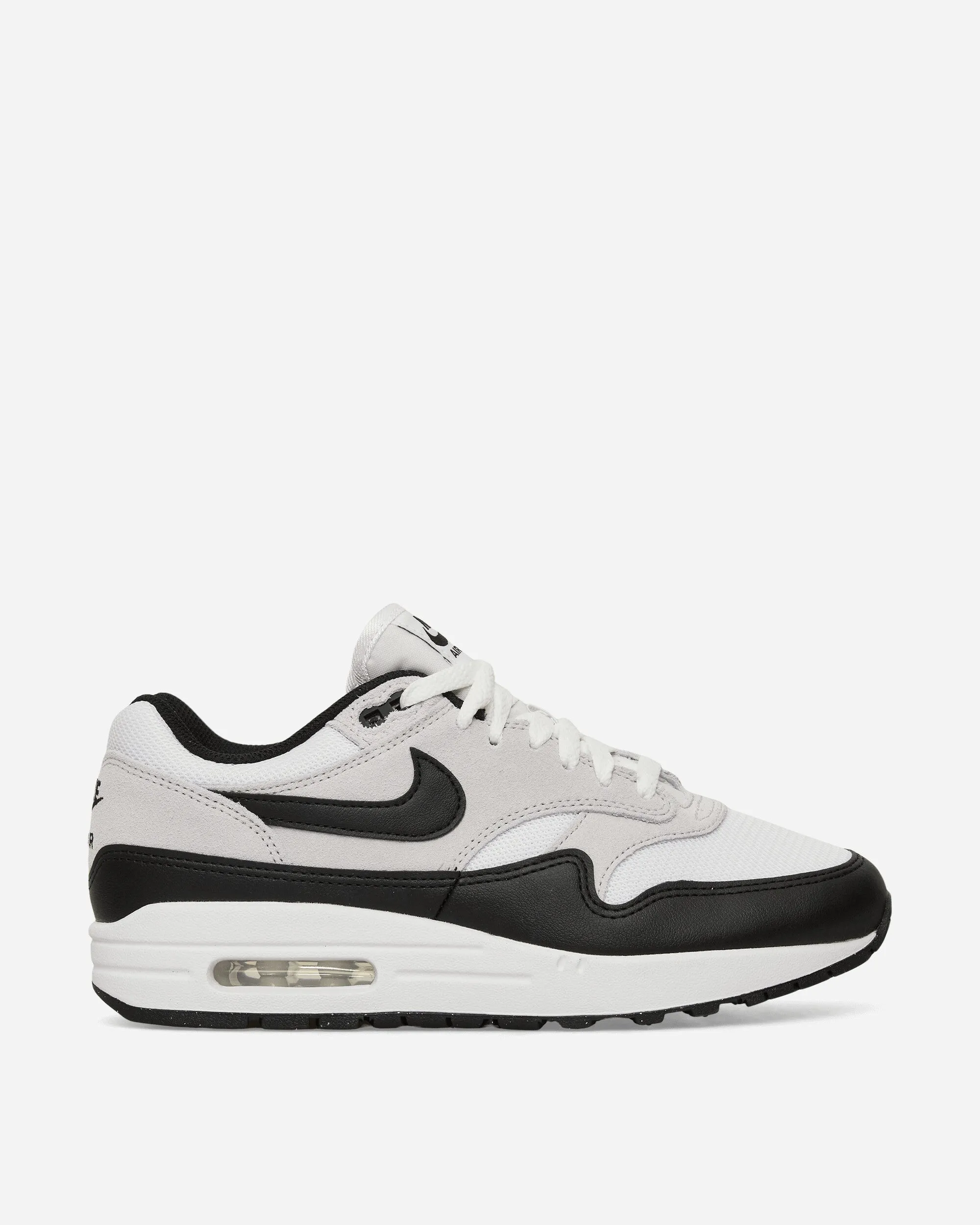Air Max 1 Essential Sneakers White / Black / Pure Platinum Comfort Bend ergonomic