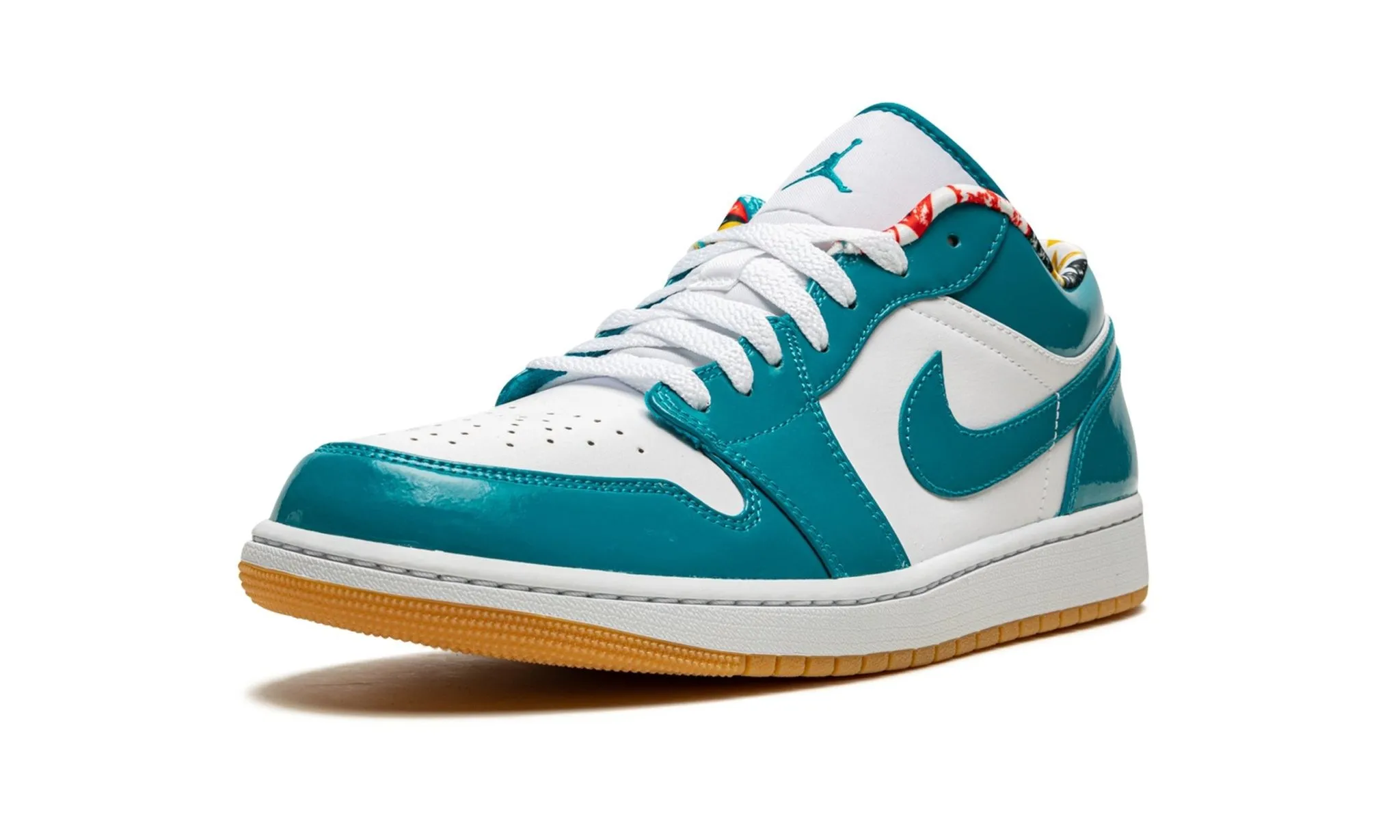 Comfort Cushion Air Jordan 1 Low Barcelona Cyber Teal
