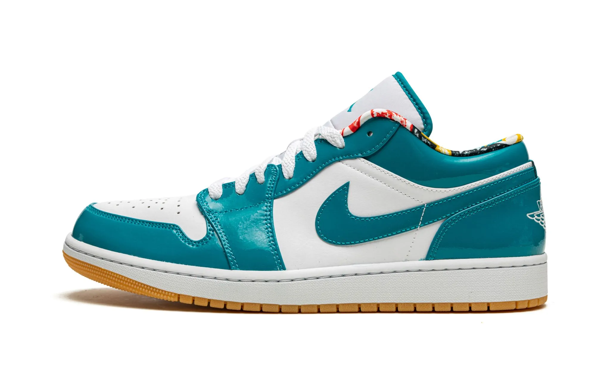 Air Jordan 1 Low Barcelona Cyber Teal Petite Fit