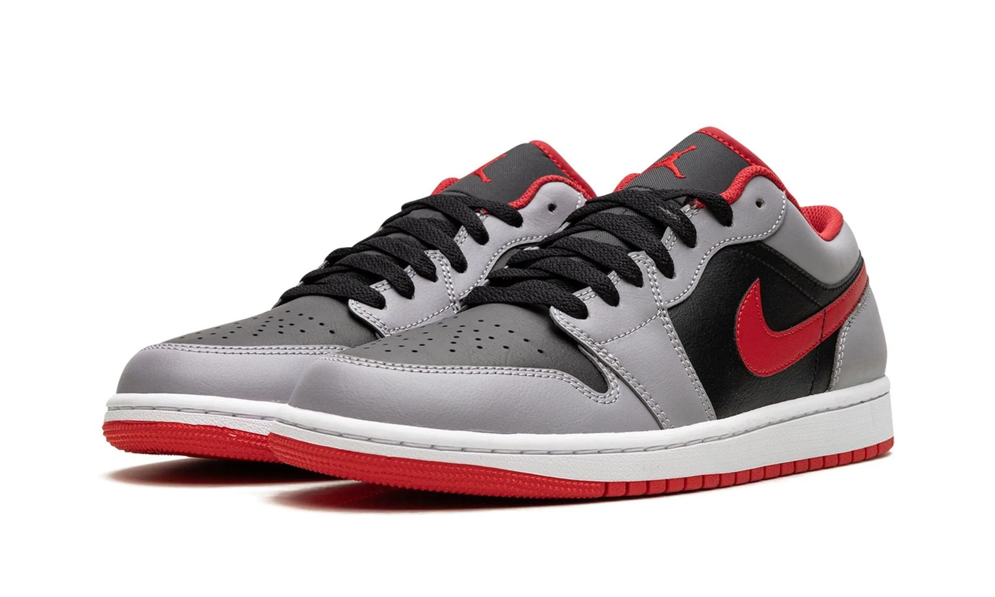 Heel Safe Air Jordan 1 Low 'Cement Fire Red'