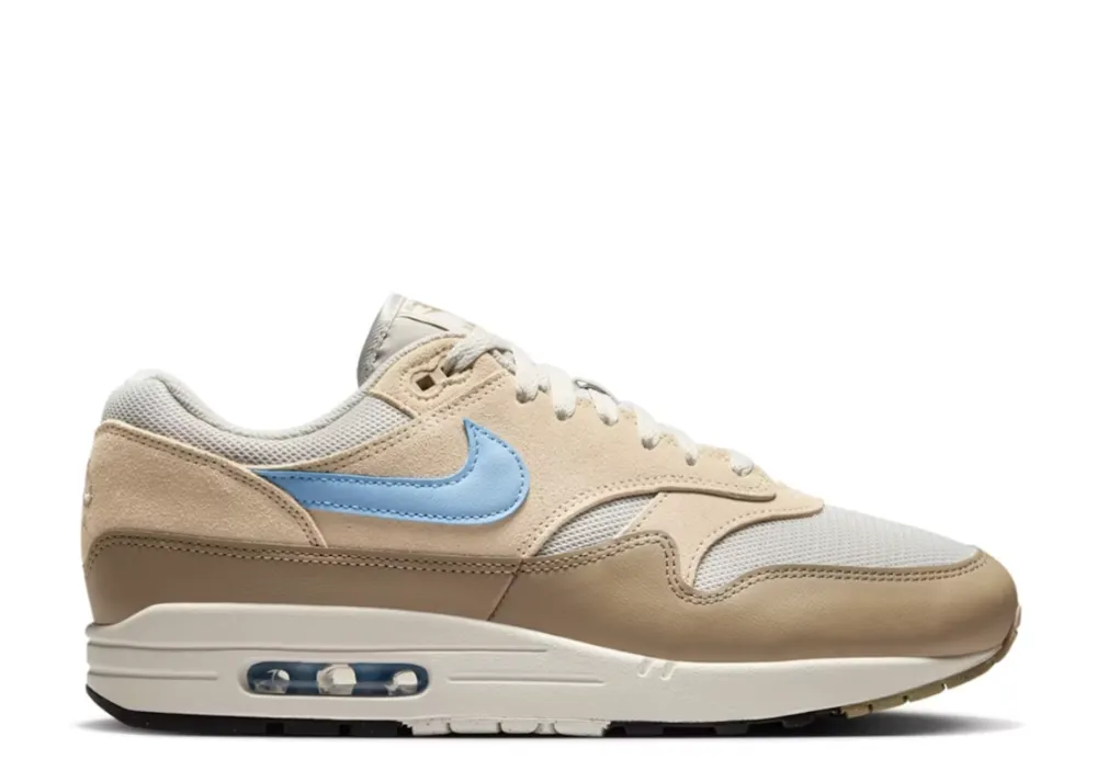 Nike Air Max 1 Essential Light Bone Psychic Blue Block Step