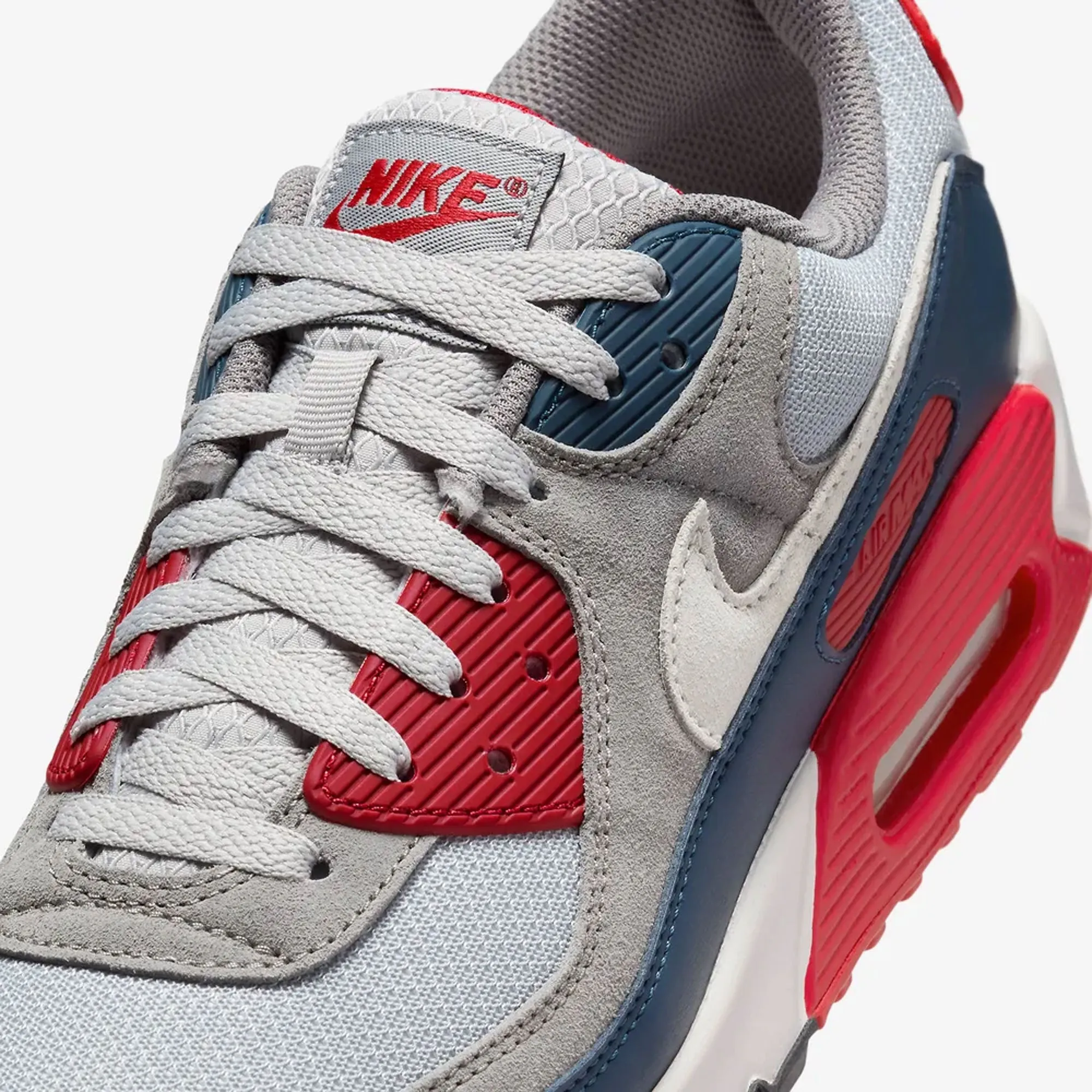 Durable Fabric NIKE | AIR MAX 90 { LT SMOKE GREY/PHANTOM-ARMORY NAVY