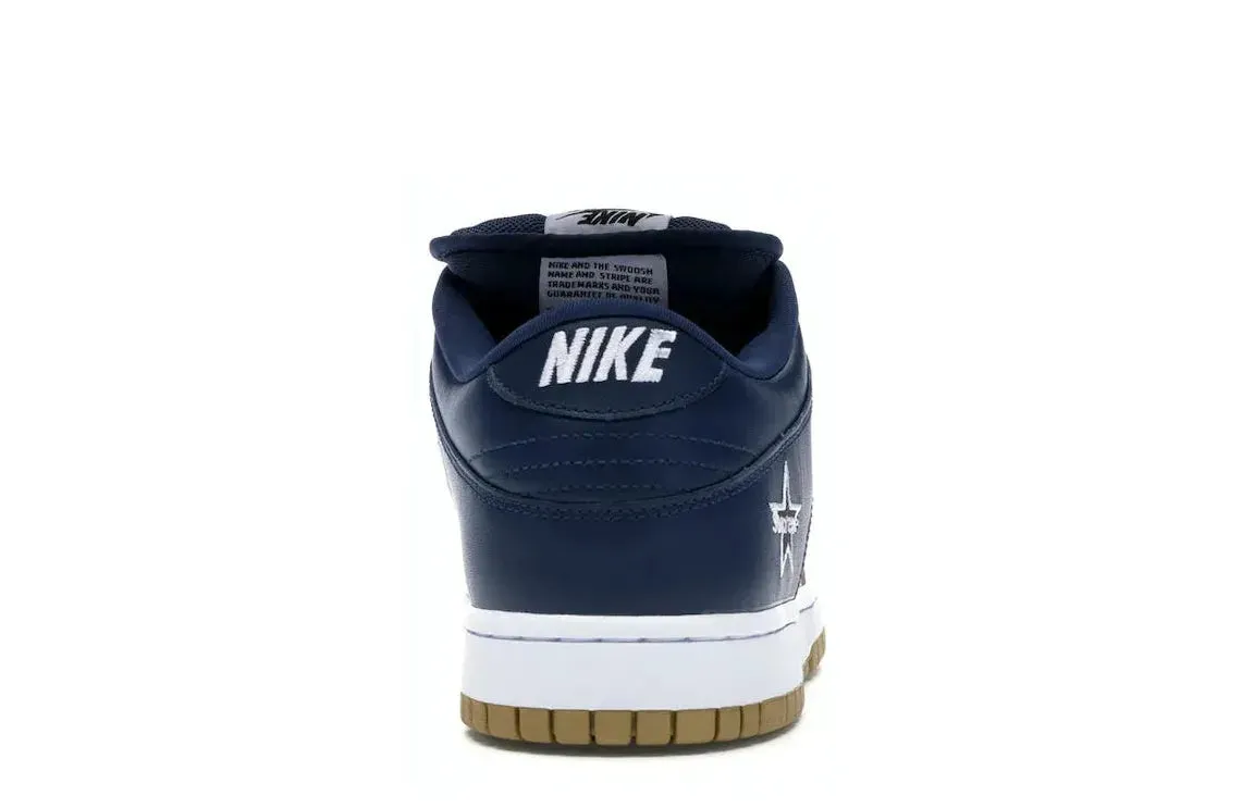 Clean Movement Understated Style Nike SB Dunk Low Supreme Jewel Swoosh Gold