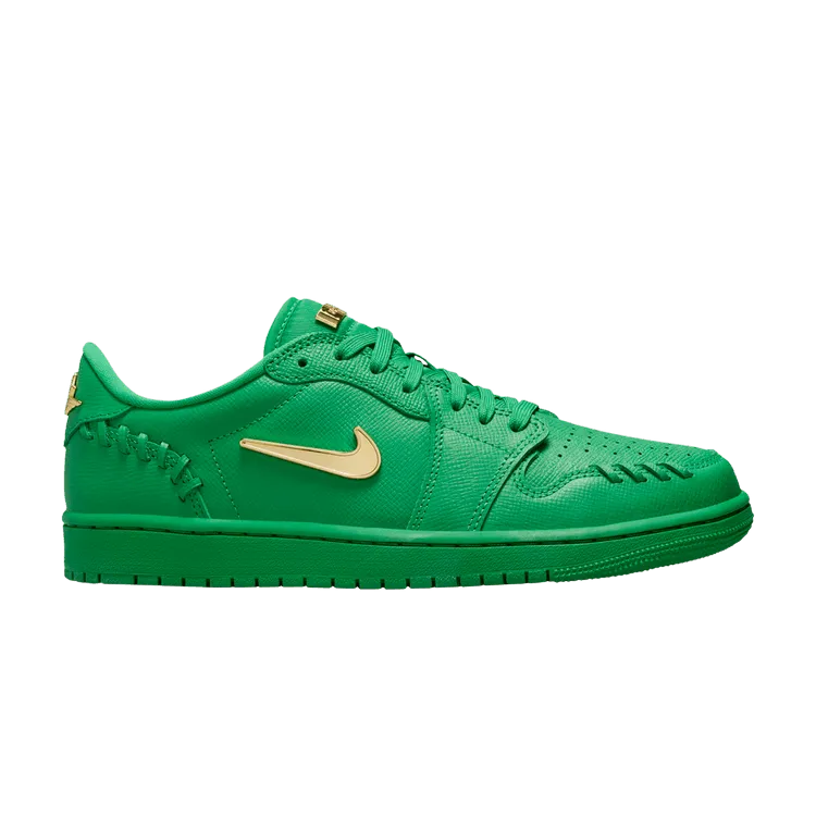 Wmns Air Jordan 1 Low Method of Make 'Lucky Green' heel cup Earth Tone