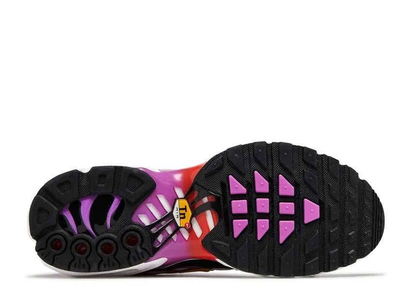 Quick lace Nike Air Max Plus White Red Magenta