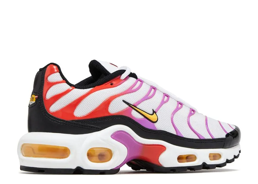 Nike Air Max Plus White Red Magenta Breathable Material