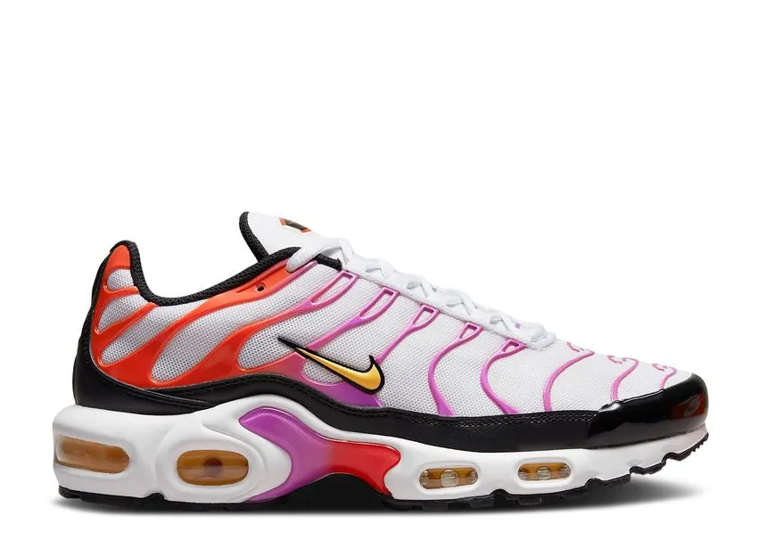 synthetic material Nike Air Max Plus White Red Magenta