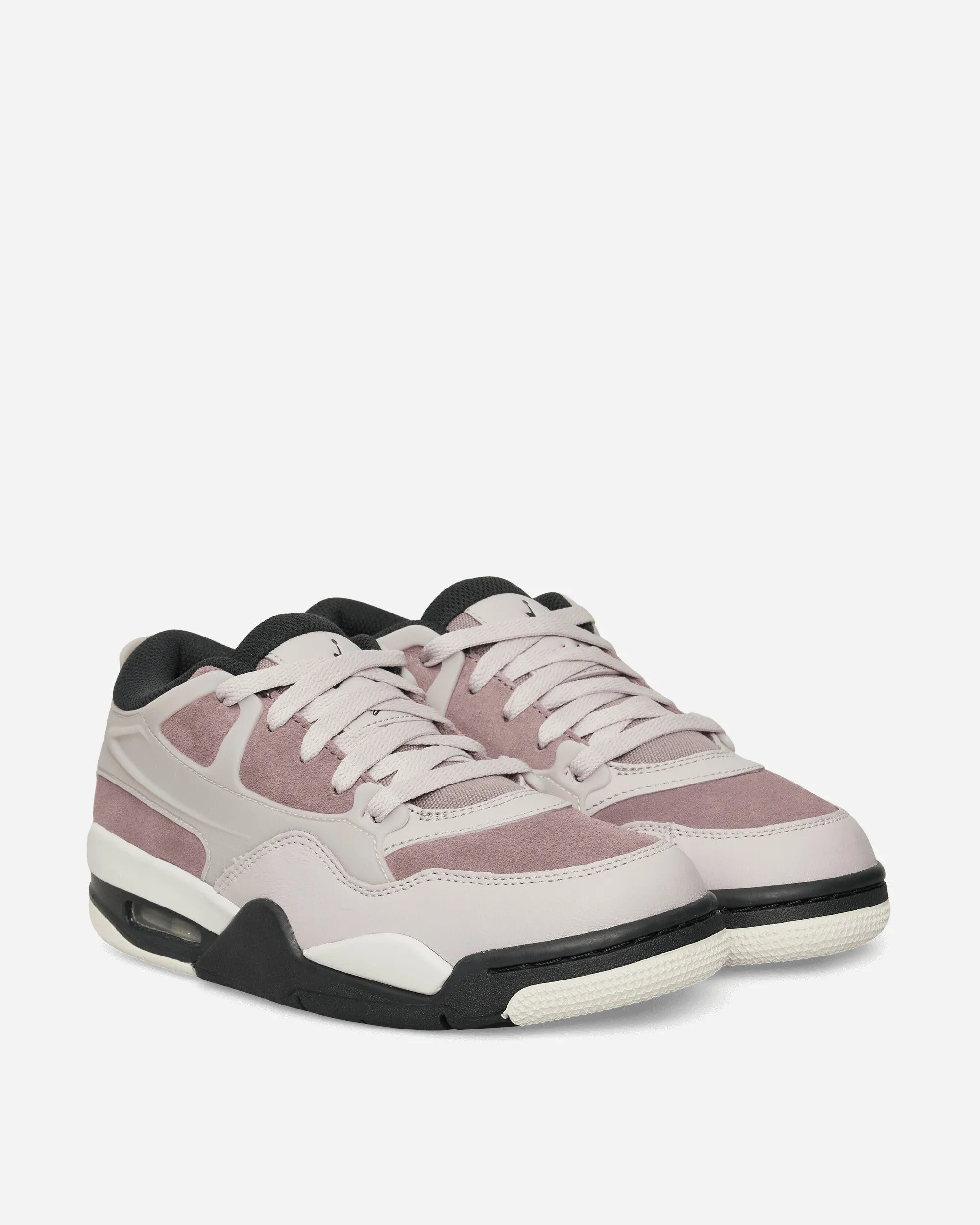 Lace Tie Flexibility Feature Women's Air Jordan 4 RM Sneakers Taupe Grey / Platinum Violet