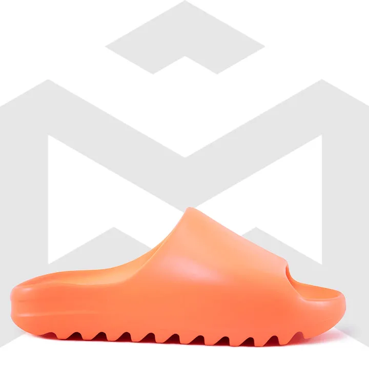 Breathable fabric Expandable adidas Yeezy Slide Enflame Orange
