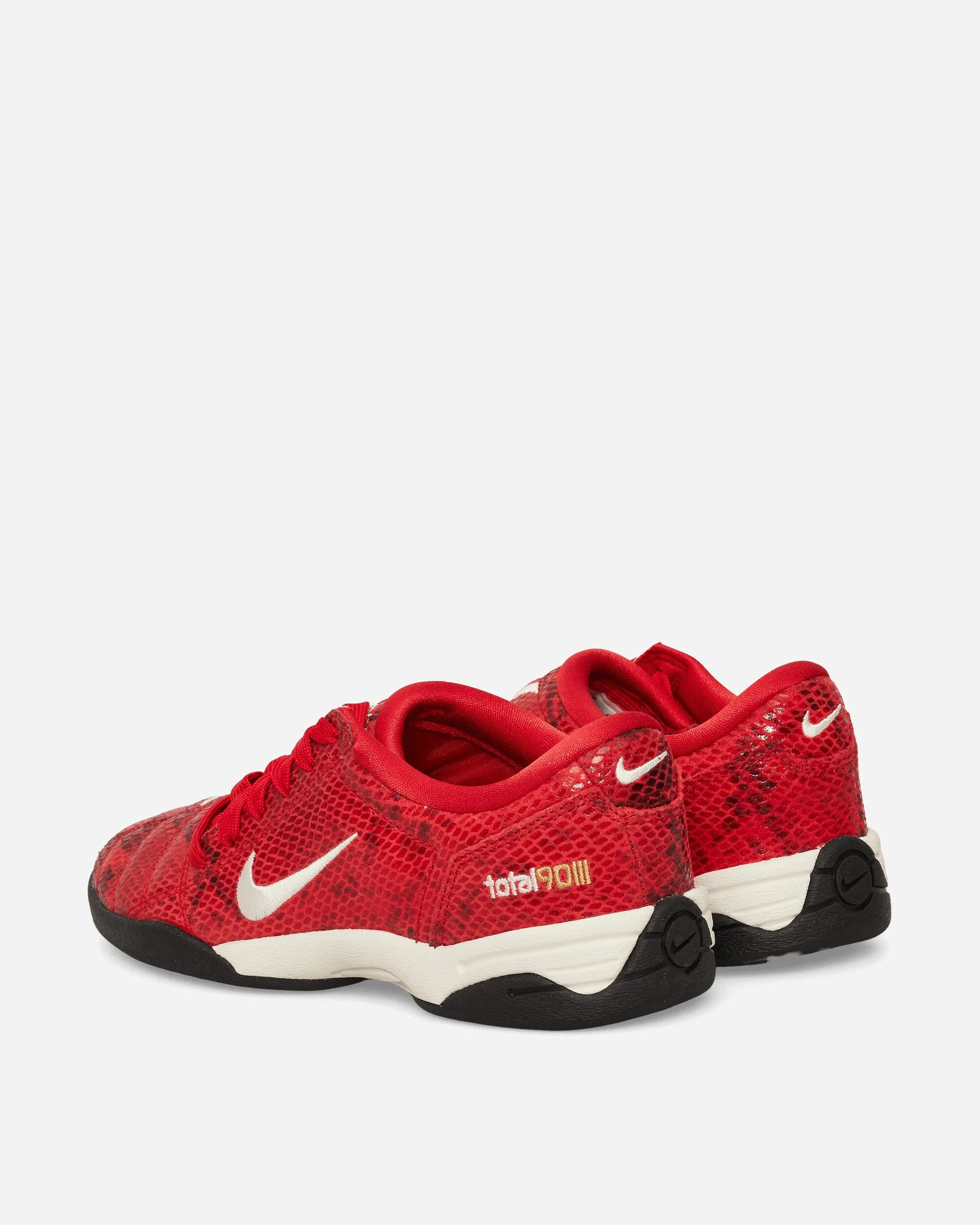Women's Total 90 Sneakers Fire Red / Pale Ivory Ankle Support Firm Ground