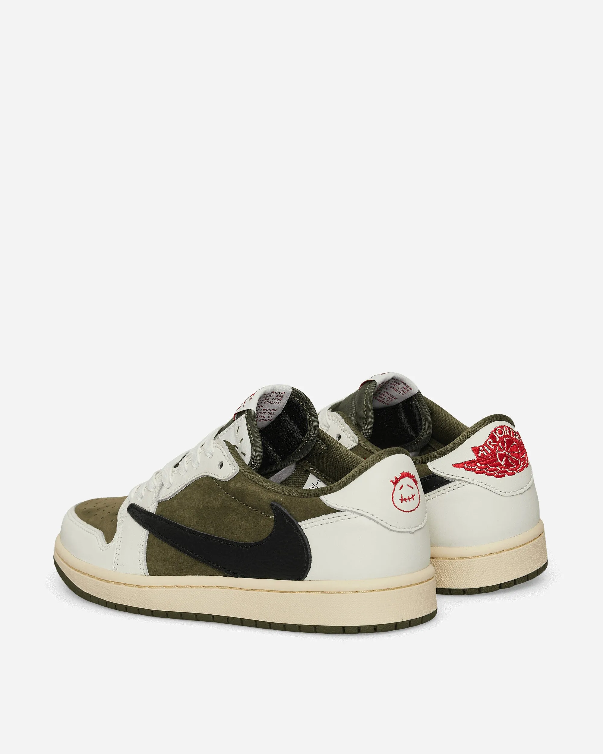 Active Travis Scott Air Jordan 1 Low Sneakers Medium Olive