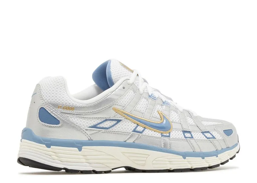 Nike P-6000 Metallic Silver Aegean Storm Moisture wicking