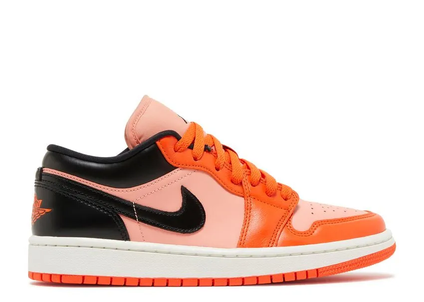 Velcro Closure Outdoor Ease Air Jordan 1 Low Orange Black