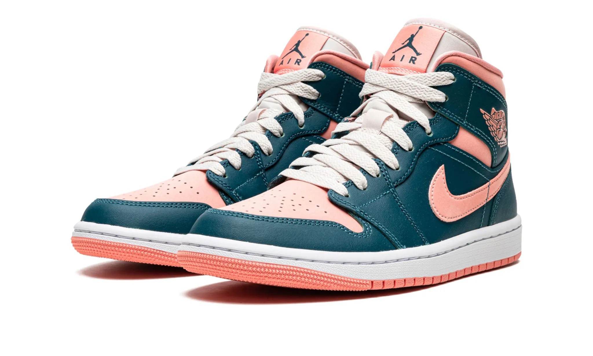 Air Jordan 1 Mid Dark Teal Supportive Fit Classic Shoes