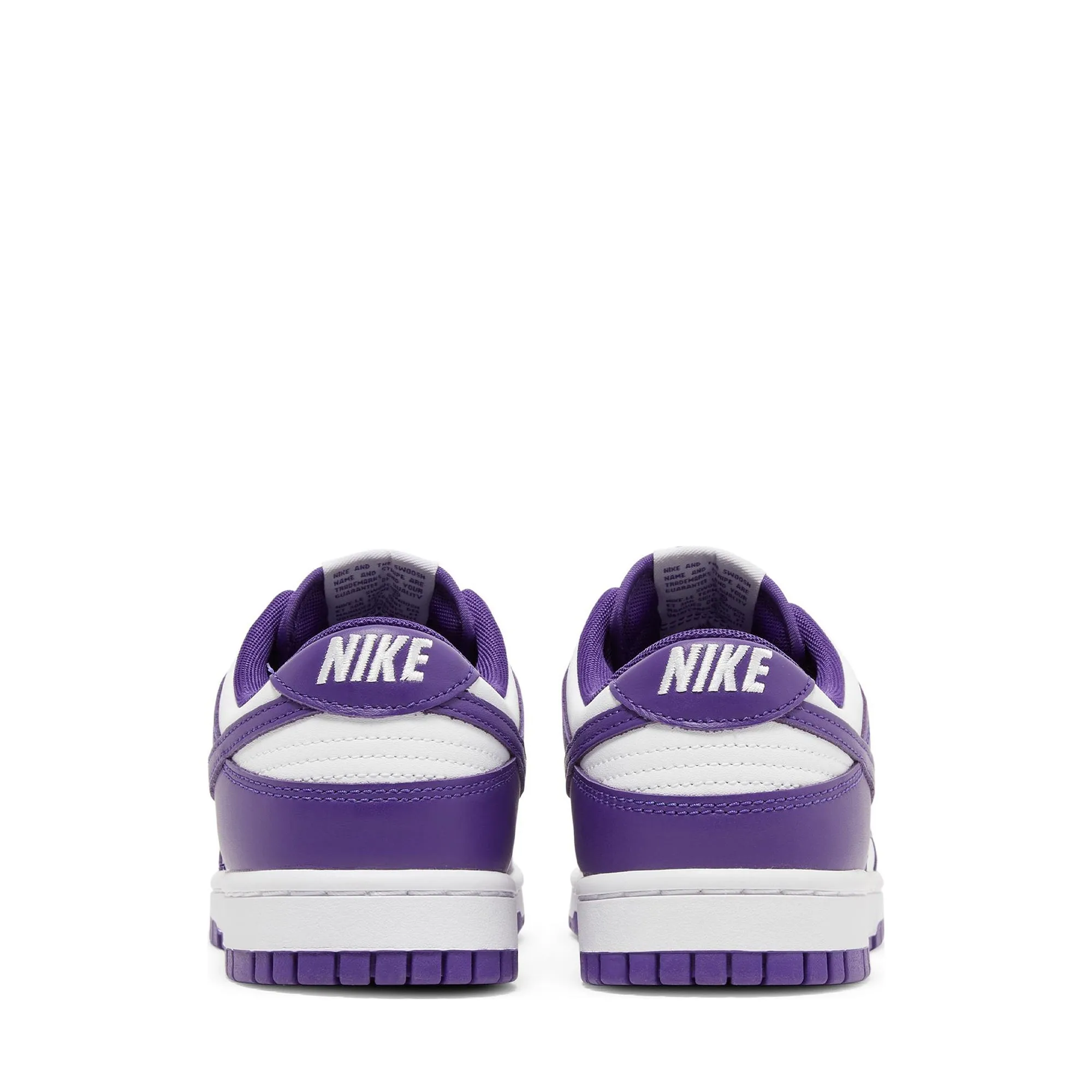 Petal Hike Slip Resistant Outsole Nike Dunk Low Championship Court Purple