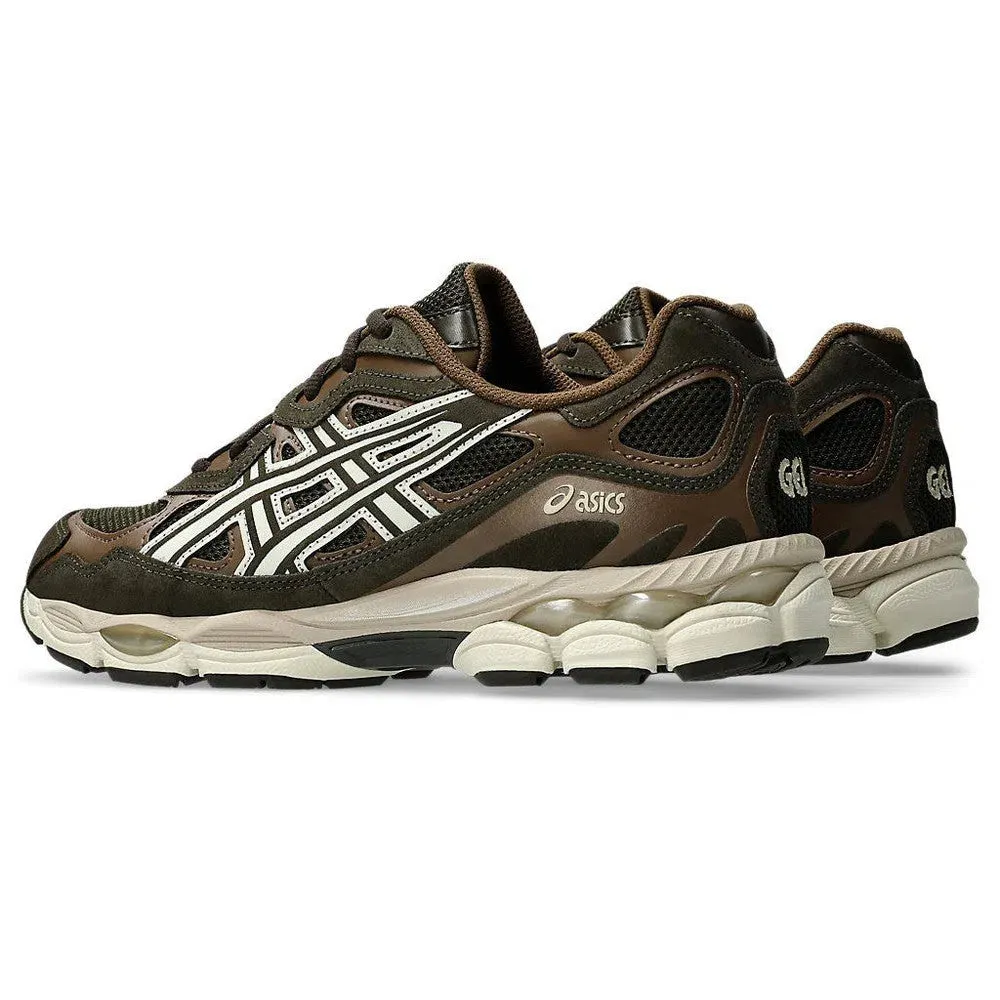 Asics GEL-NYC Black Coffee and Feather Grey 1203A663-200 Seamless Design Aerodynamic Form