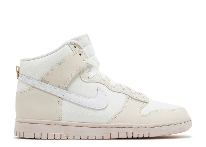 Nike Dunk High Retro PRM Cracked Leather Swoosh Balanced weight