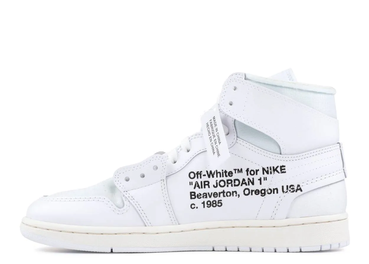 Air Jordan 1 Retro High Off-White NRG Seasonless Style Comfortable Arch Cushion