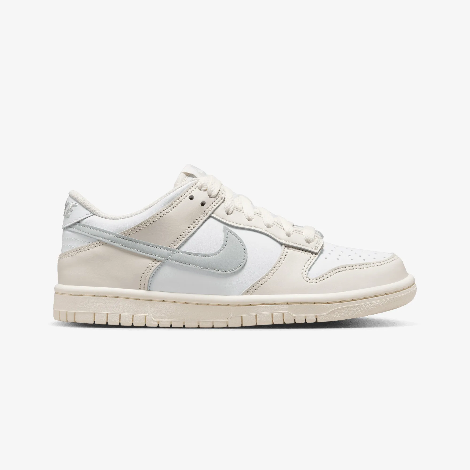 Mono Style Nike | DUNK LOW { WHITE/LIGHT SILVER-PHANTOM