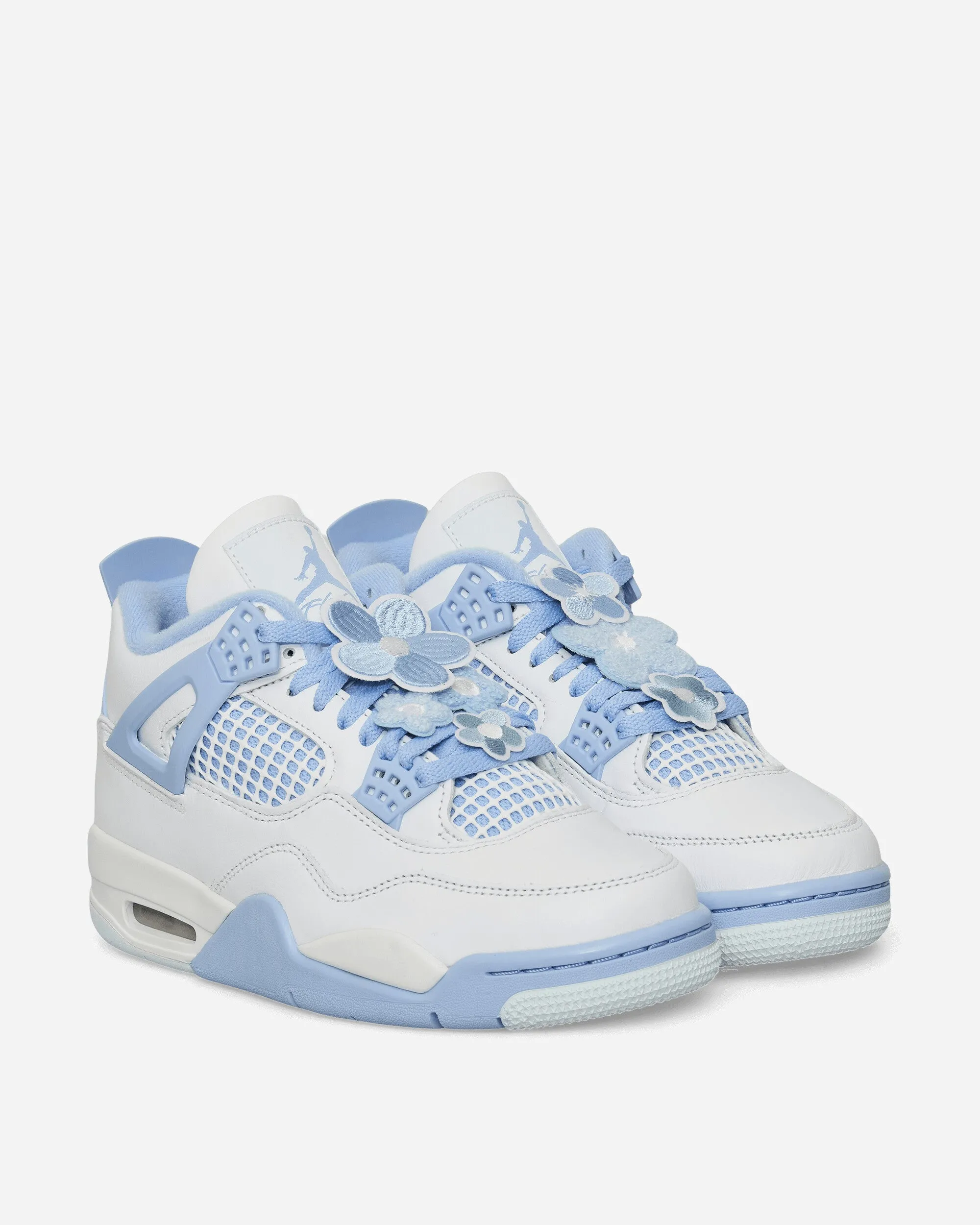 Women's Air Jordan 4 Retro Sneakers Aluminum Quick Flow