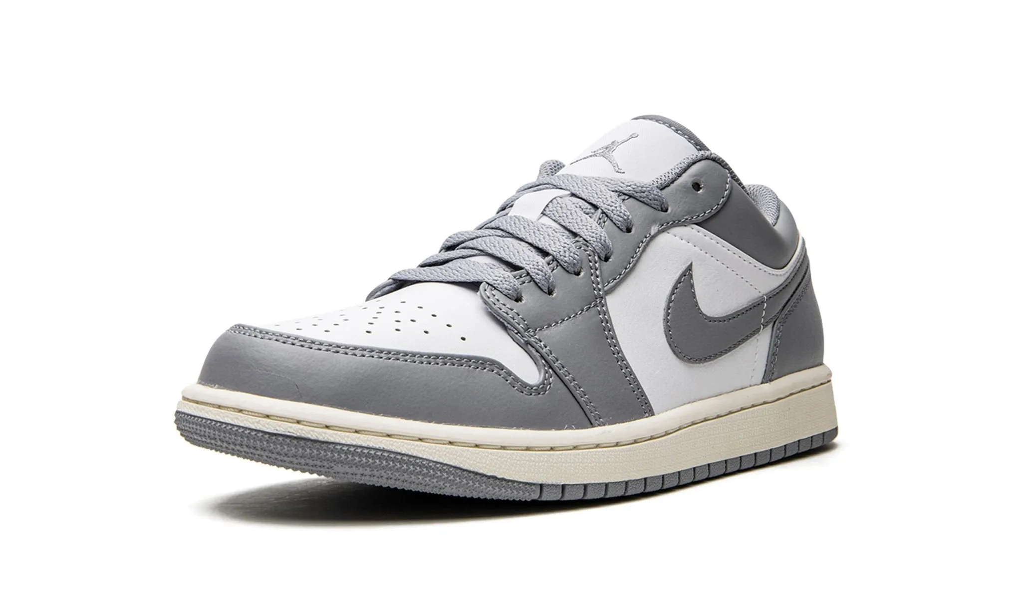 Air Jordan 1 Low Vintage Grey Red Glow