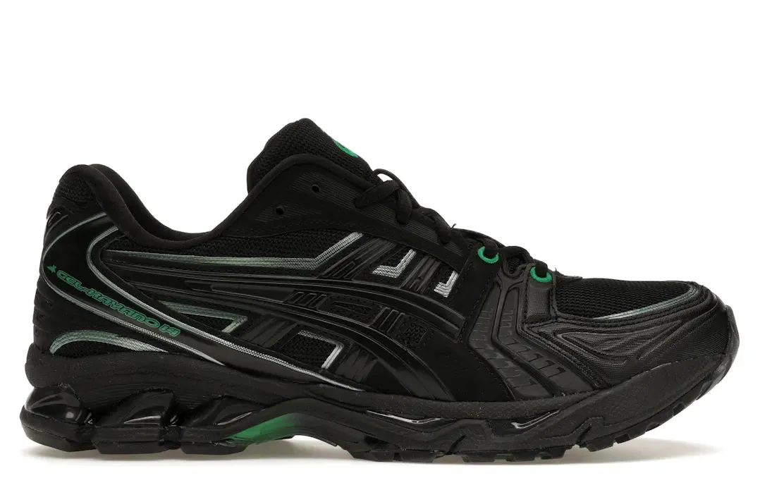 ASICS Gel-Kayano 14 8ON8 Black Green Lace   Up Style Push Forward