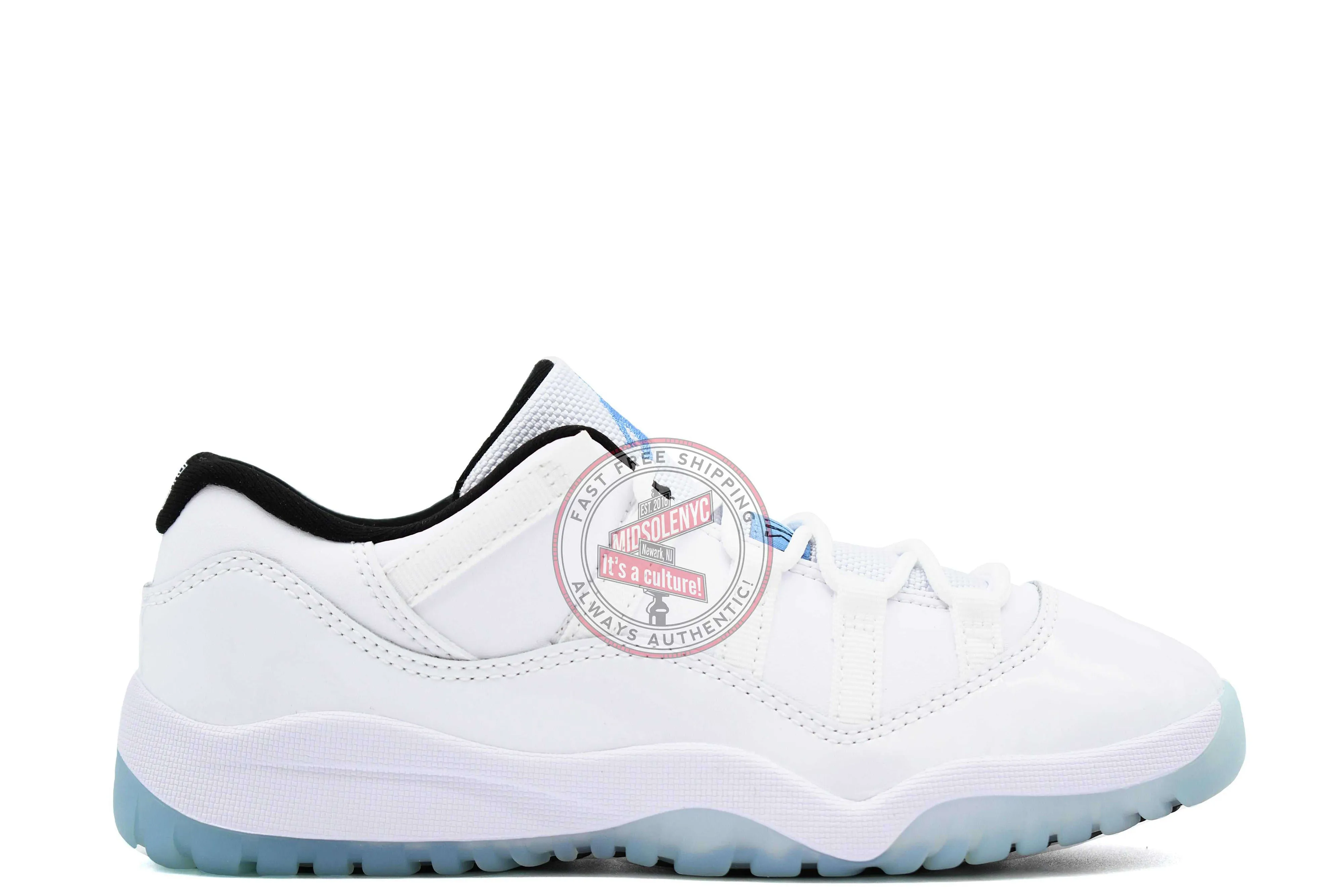 Reinforced toe Jordan 11 Retro Low Legend Blue (PS)