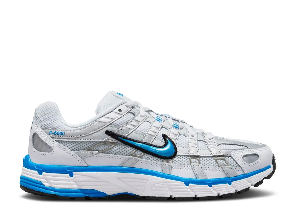 Nike P-6000 White Photo Blue camouflage running shoes