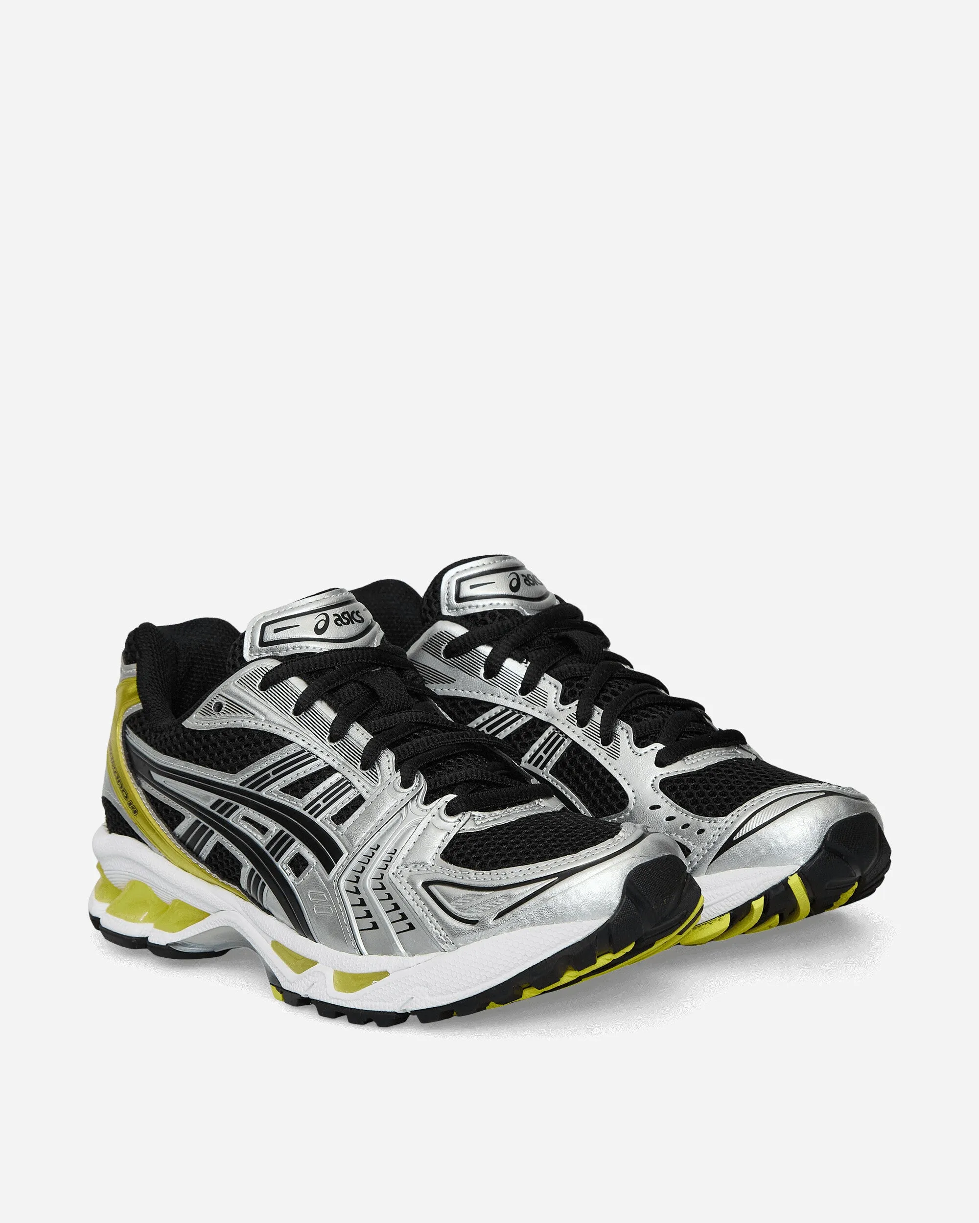 Fur Trim GEL-Kayano 14 Sneakers Black / Lemon Spark
