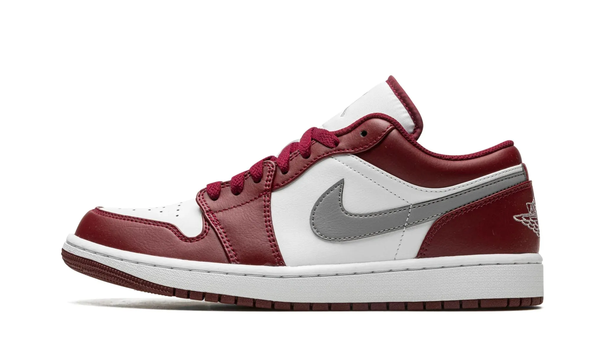 Cool Tone Couple Pair Air Jordan 1 Low Bordeaux