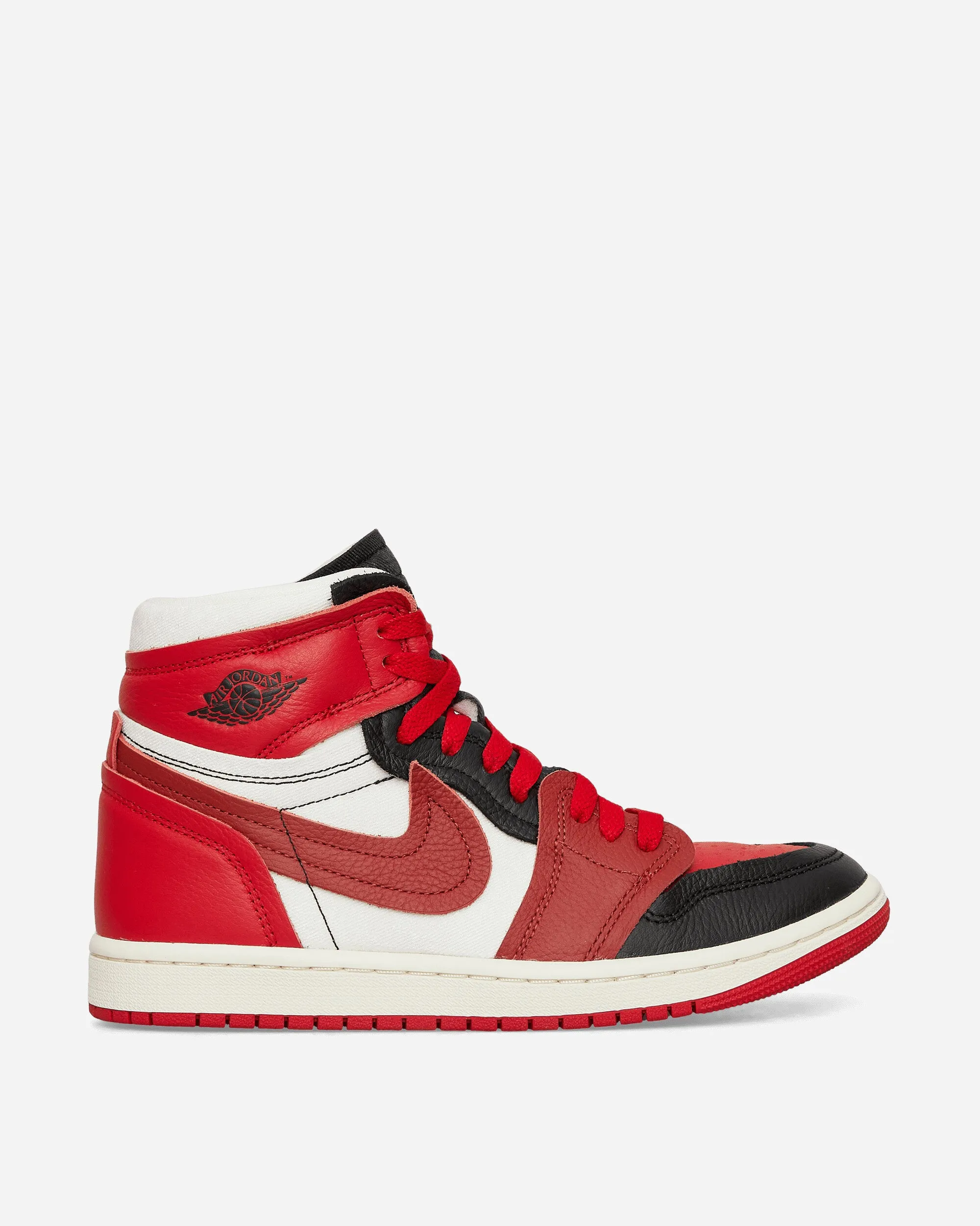 Moist Guard Cushioned Insole Women's Air Jordan 1 High Method of Make Sneakers Sport Red / Dune Red