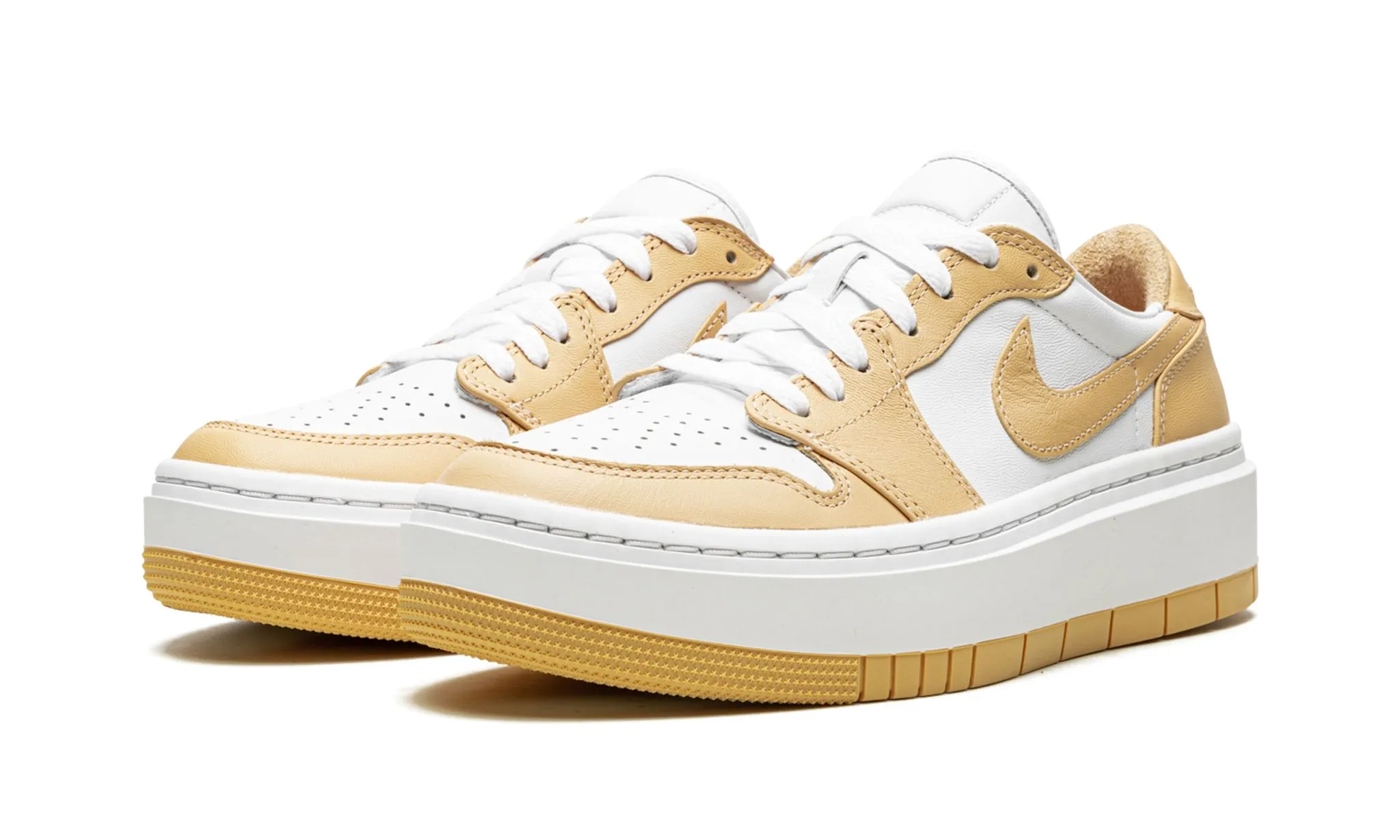 Wmns Air Jordan 1 Elevate Low 'White Onyx' Supportive structure Style Base