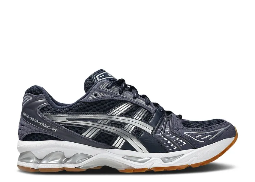 Variable Lace Lock Noise Reducing Asics Gel-Kayano 14 A.P.C. Midnight Indigo Fog
