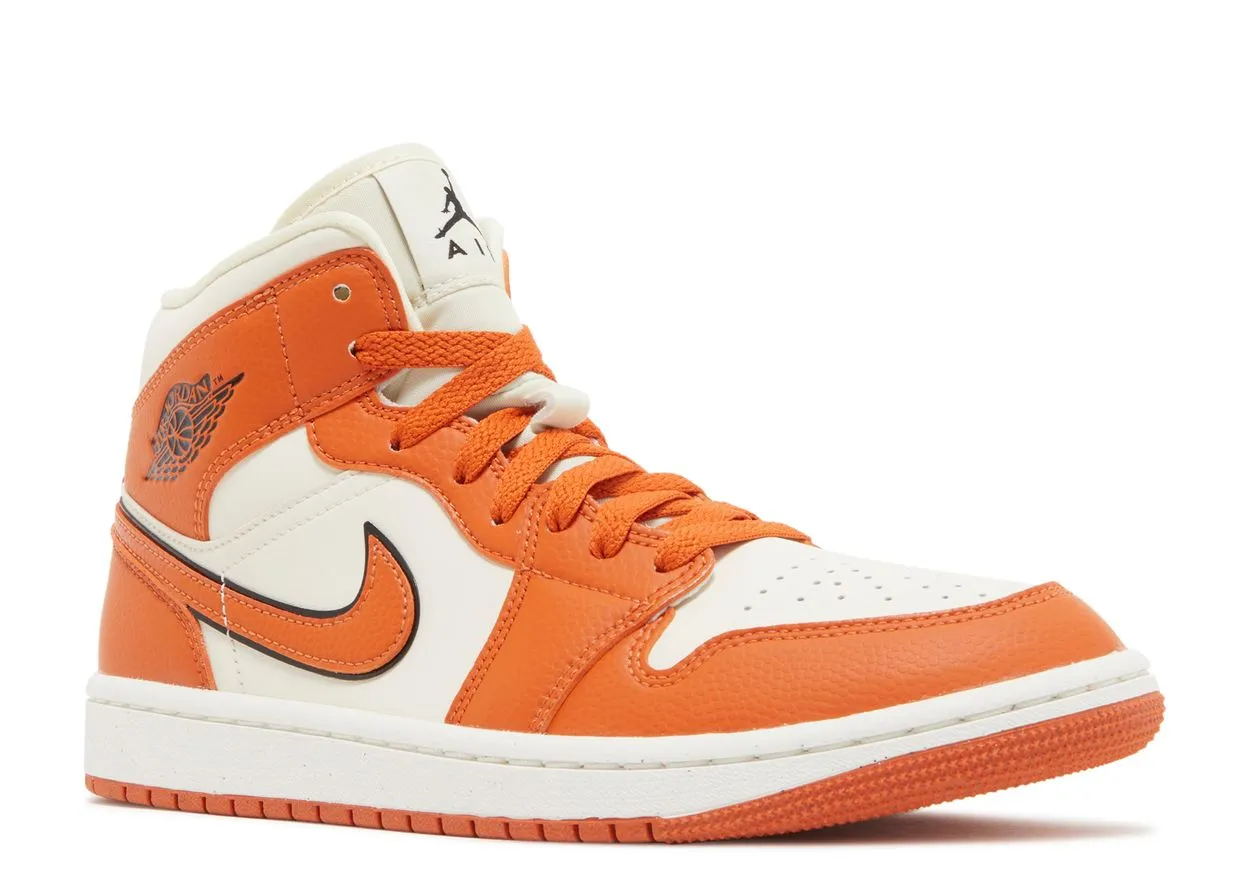 Short Walk Campus Look Air Jordan 1 Mid SE Sport Spice