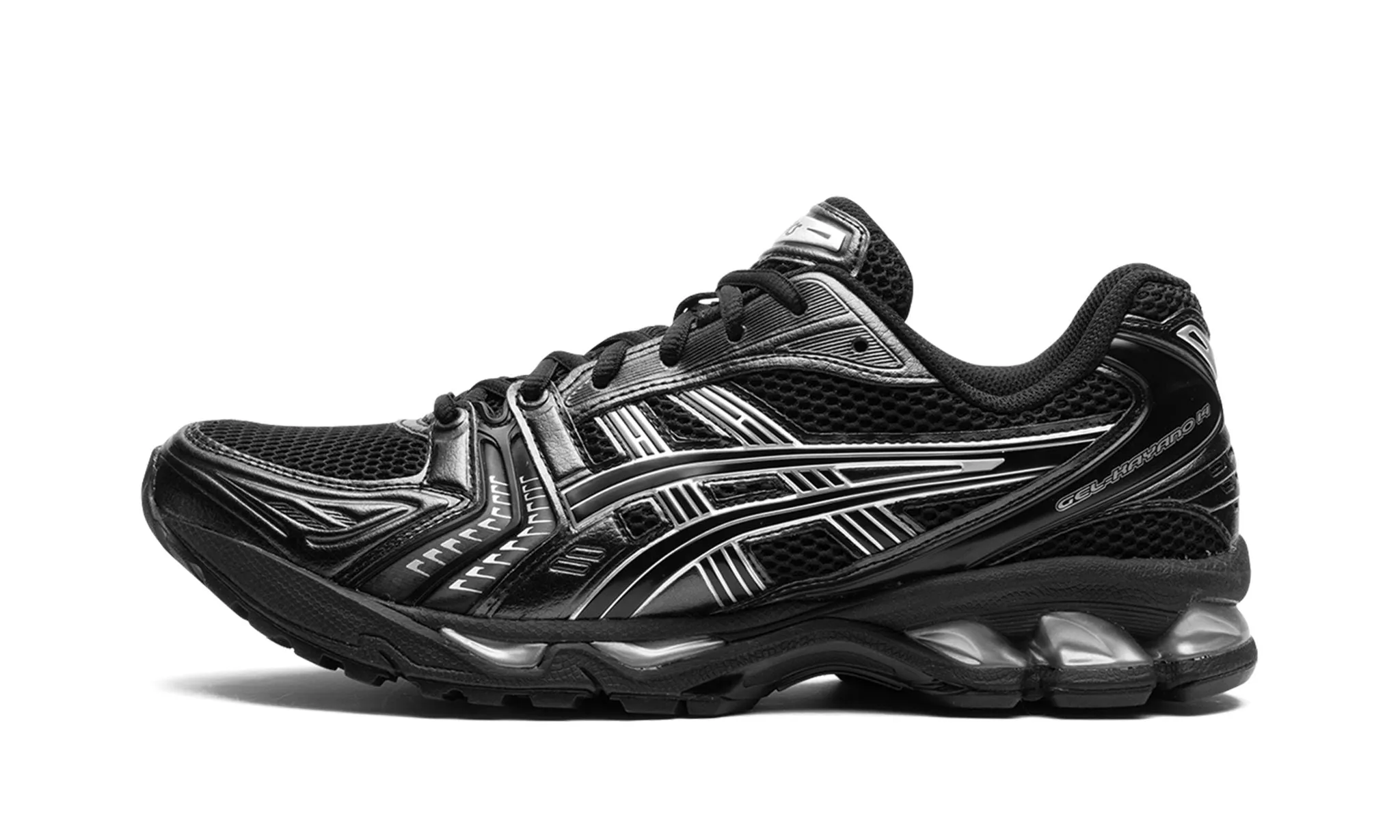 ASICS Gel-Kayano 14 "Black Pure Silver" Cross Training Sneakers